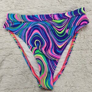 iHeartRaves Shorts Womens S Tie Dye High Waisted Rave Festival Bikini Hot Pants